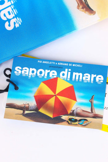 Aline Pochette Stampa Azzurro - 5