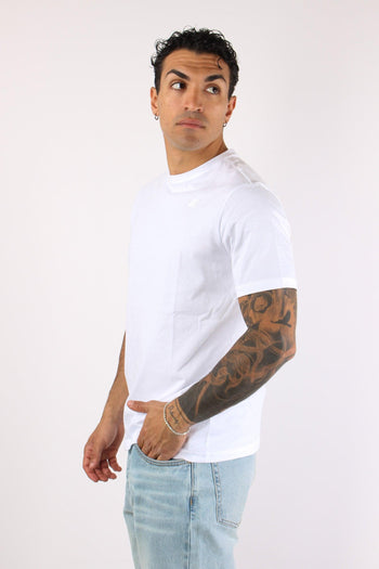 T-shirt Basica Logo Contrasto White - 6