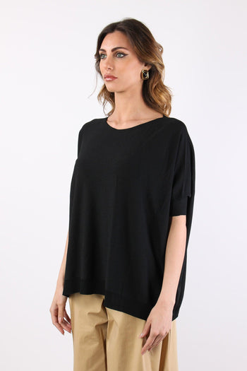 Maglia Cropped M/m Nero - 3