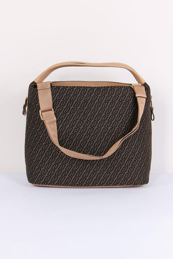 Hobo Logo Allover Testa Di Moro - 3