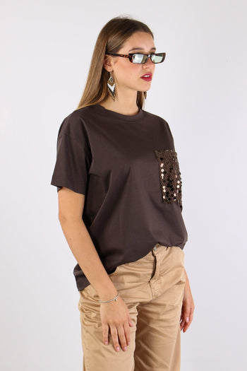 T-shirt Taschino Paillettes Moro - 6