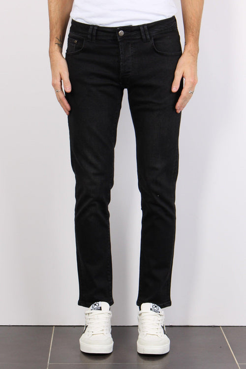 Denim Tapered Fit Nero - 2