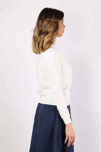 Cardigan In Filo Rice - 5