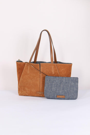 Maya Shopping Mini Reversibile Caramello - 2
