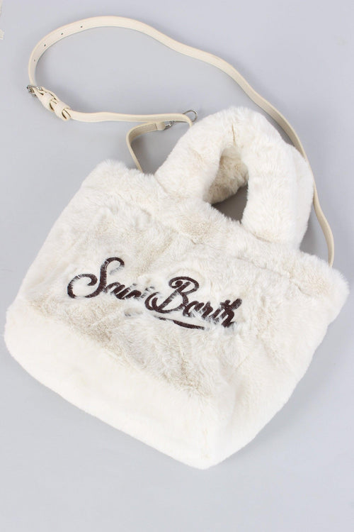 Borsa Mini Ecopelliccia Fur White - 2