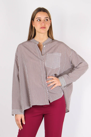 Camicia Taschino Contrasto Rig Moro - 2