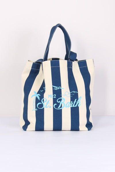 Essential Bag Canvas Blu/beige