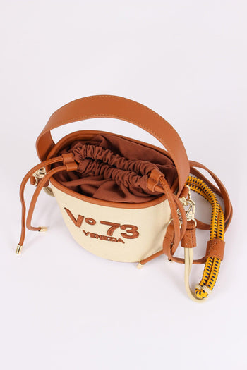 Responsible 73 Secchiello Canv Off White/cuoio - 6