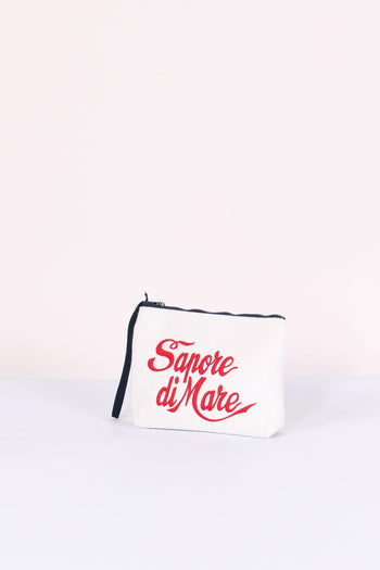 Aline Pochette Stampa Bianco - 2
