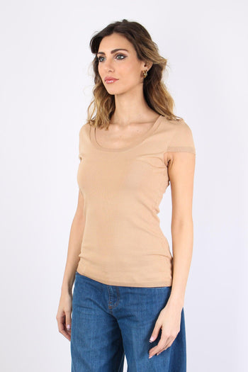 Eric Maglia Viscosa Placca Beige - 2