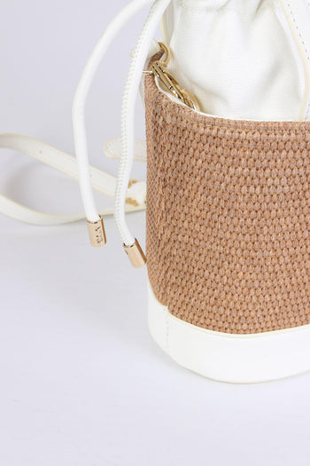 Cat Bauletto Paglia Small Naturale/bianco - 6