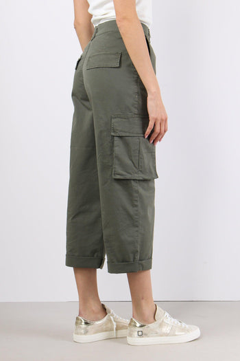 Pantalone Tasconato Gamba Drit Militare - 6