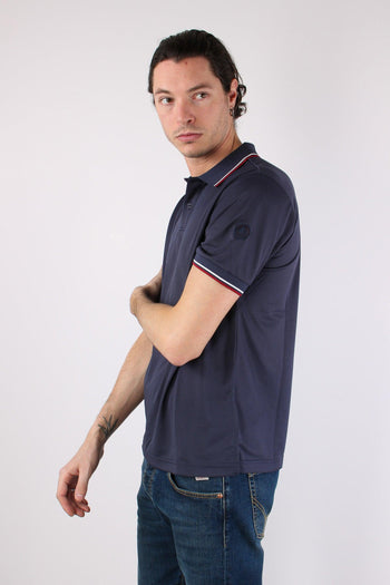 Hari Polo Collo Righe Navy Blue - 5