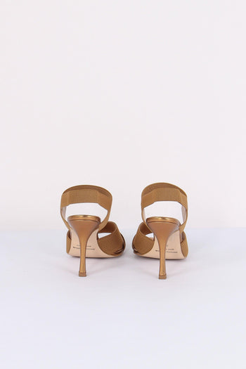 Sandalo Elastico Incrocio Bronzo - 3