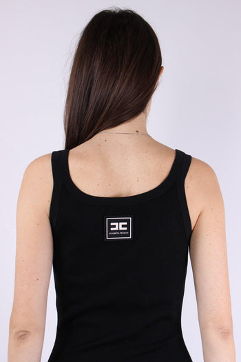 Abito Maglia Spacco Nero/burro - 7