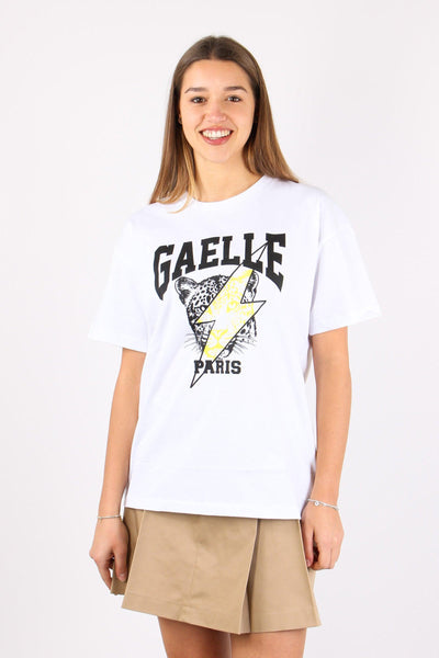 T-shirt Stampa Logo Bianco