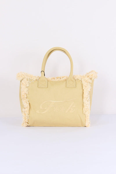 Shopping Canvas Logo Beige