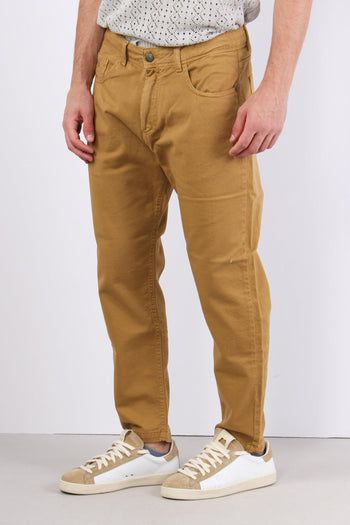 Pantalone Cropped Bull Beige - 4