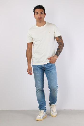 T-shirt Custom Slim Fit Cream - 5