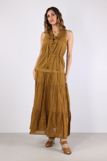 Casarsa Abito Voile Gabardina Bronzo - 2