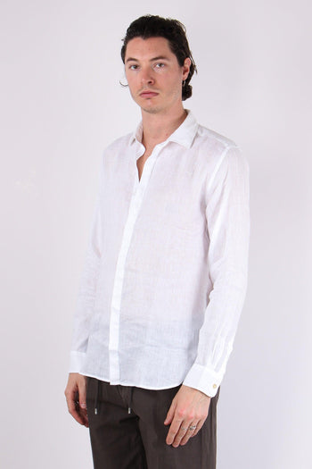 Camicia Lino Colletto Bianco - 6