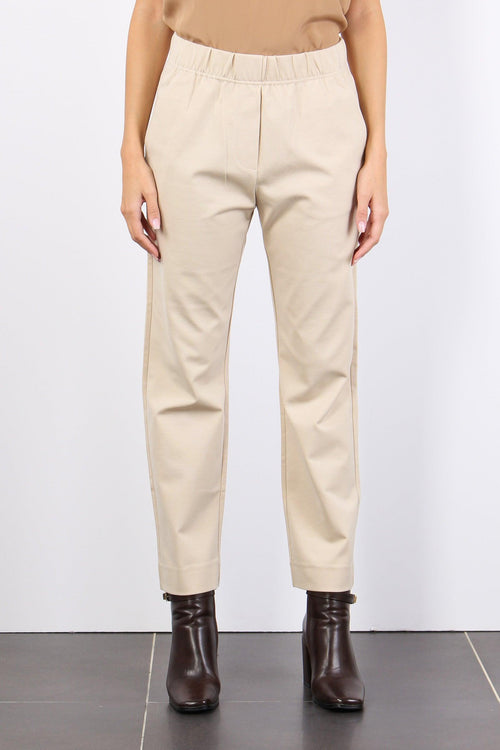 Elfo Pantalone Jersey Elasti Ecru - 2