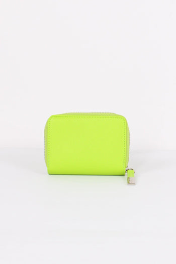 Mini Zip Around Saffiano Lime - 3