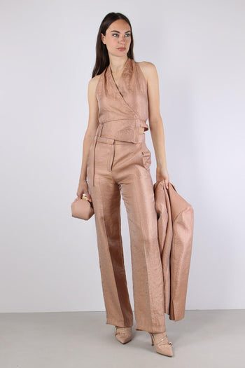 Gilet Portafoglio Spalmato Blush - 8