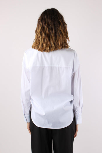Camicia Over Castone Bianco - 5