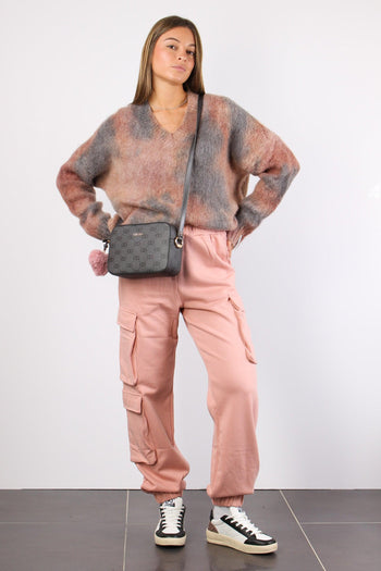 Maglia Scollo V Mohair Moro - 2