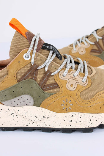 Sneakers Yamano Suede Canvas Kaki/military - 5