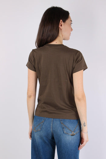 T-shirt Manica Corta Basica York Brown - 4