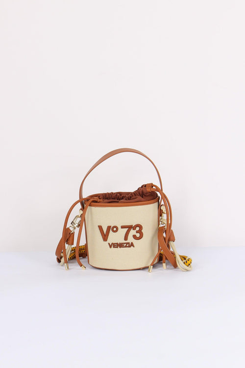 Responsible 73 Secchiello Canv Off White/cuoio