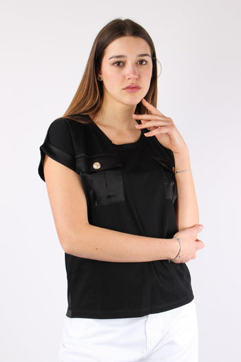 Antoine T-shirt Cotone Taschiine Black - 6