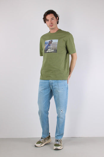 T-shirt Stampa Steve Mc Queen Olvine - 5