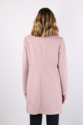 Cappotto Basico 2 Bottoni Rosa - 4