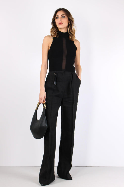 Pantalone Palazzo Lino Nero