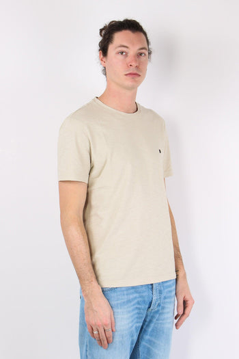 T-shirt Cotone Fiammato Burro - 2