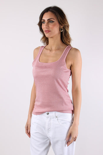 Canotta Lurex Logo Petalo - 6