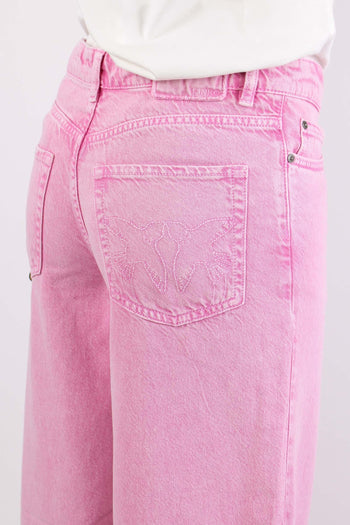 Lauryn Jeans Catena Strass Rosa Chiaro - 8