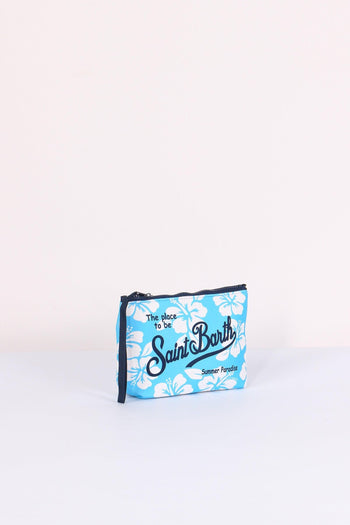 Aline Pochette Fiori Azzurro - 5