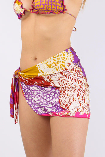 Pareo Fantasia Multi Patch Fucsia/viola - 3