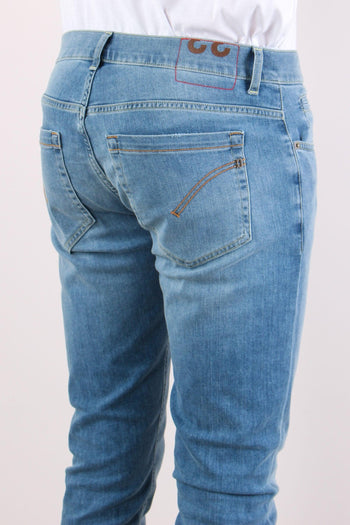 George Denim Slavato Risvolto Denim Chiaro - 8