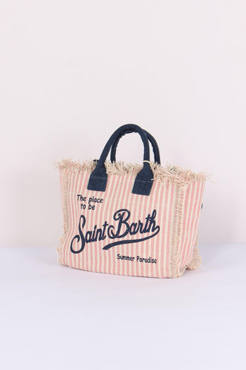 Colette Canvas Righe Rosa/blu - 2