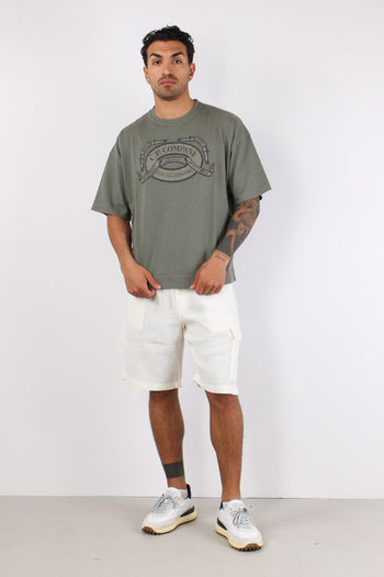 T-shirt Ricamo Logo Gun Metal - 2
