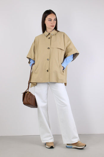 Poncho Trench Sabbia - 6