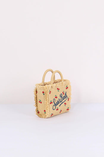 Vanity Mini Paglia Beige/rosso - 7