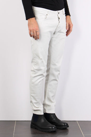 Pantalone Bull Micro Rotture Off White - 4