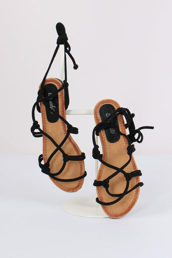 Sandalo Corda Nero - 4