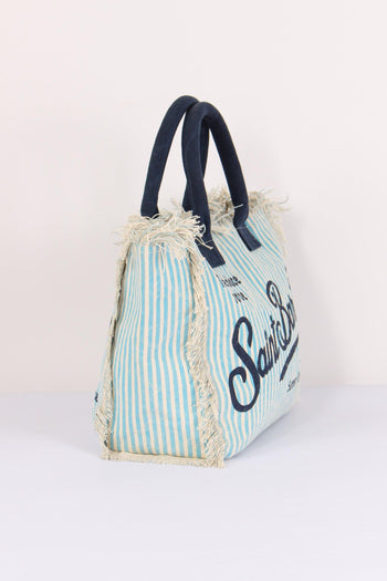 Vanity Canvas Righe Azzurro/blu - 8